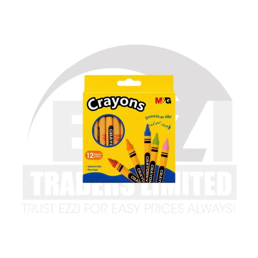 M&G 4225 Small Crayons - 12 Colors