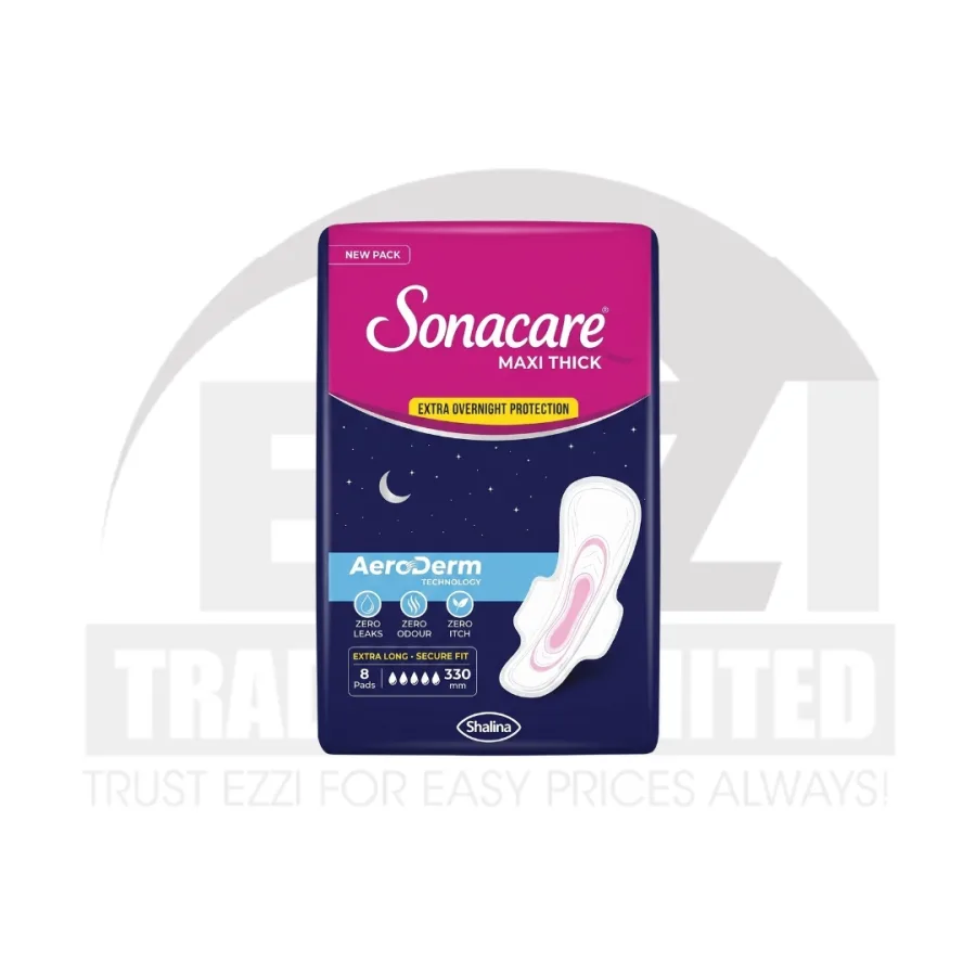 Sonacare Maxi Thick Extra Long Night Pads - 330mm (Pack of 8)