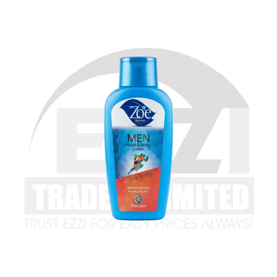 Zoe Men's Active Energy Body Lotion - 400ml