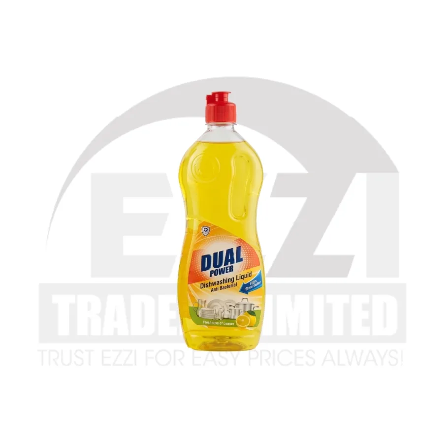 Dual Dishwashing Liquid - Lemon (500ml)