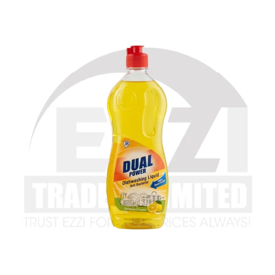 Dual Dishwashing Liquid - Lemon (700ml)