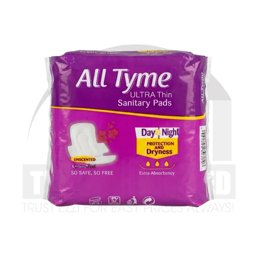 Alltyme Sanitary Pads - Regular, Size 8
