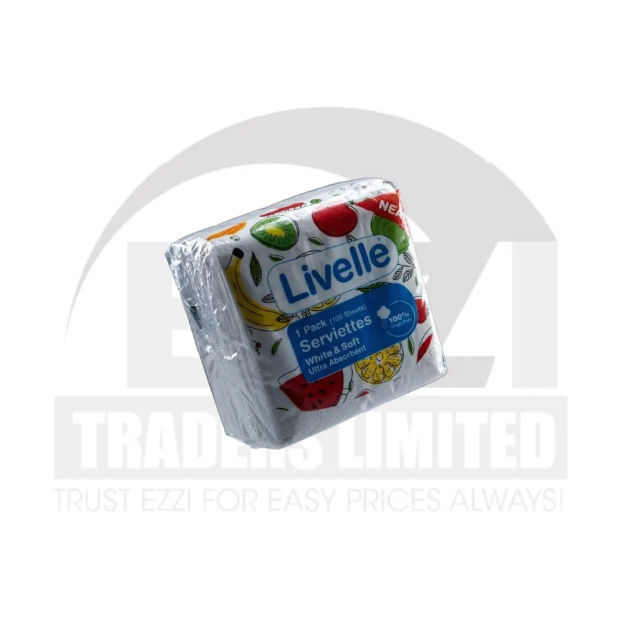 Livelle Serviettes - Pack of 100