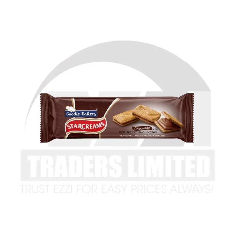 Britannia Starcream Chocolate Cream Biscuits - 75g