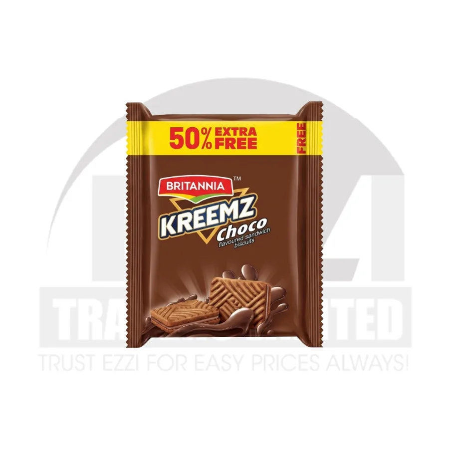 Britannia Kreemz Chocolate Biscuits (Promo-pack) - 150g