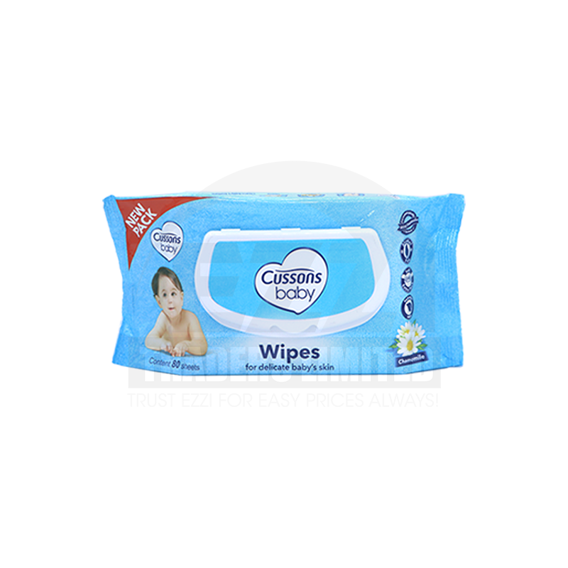 Cussons Baby Mild & Gentle Wipes (Pack of 80)