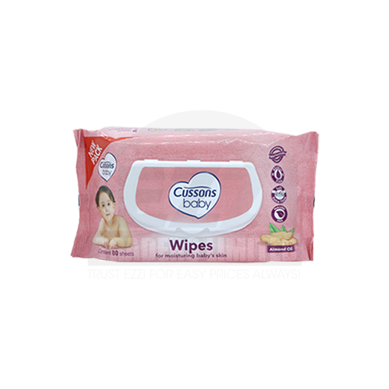 Cussons Baby Soft & Smooth Wipes (Pack of 80)