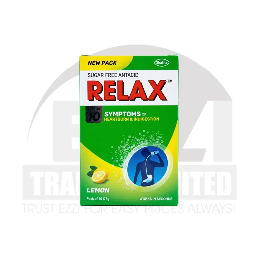 Relax Lemon Antacid - Box of 10
